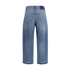 Blue Cotton Jeans Denim