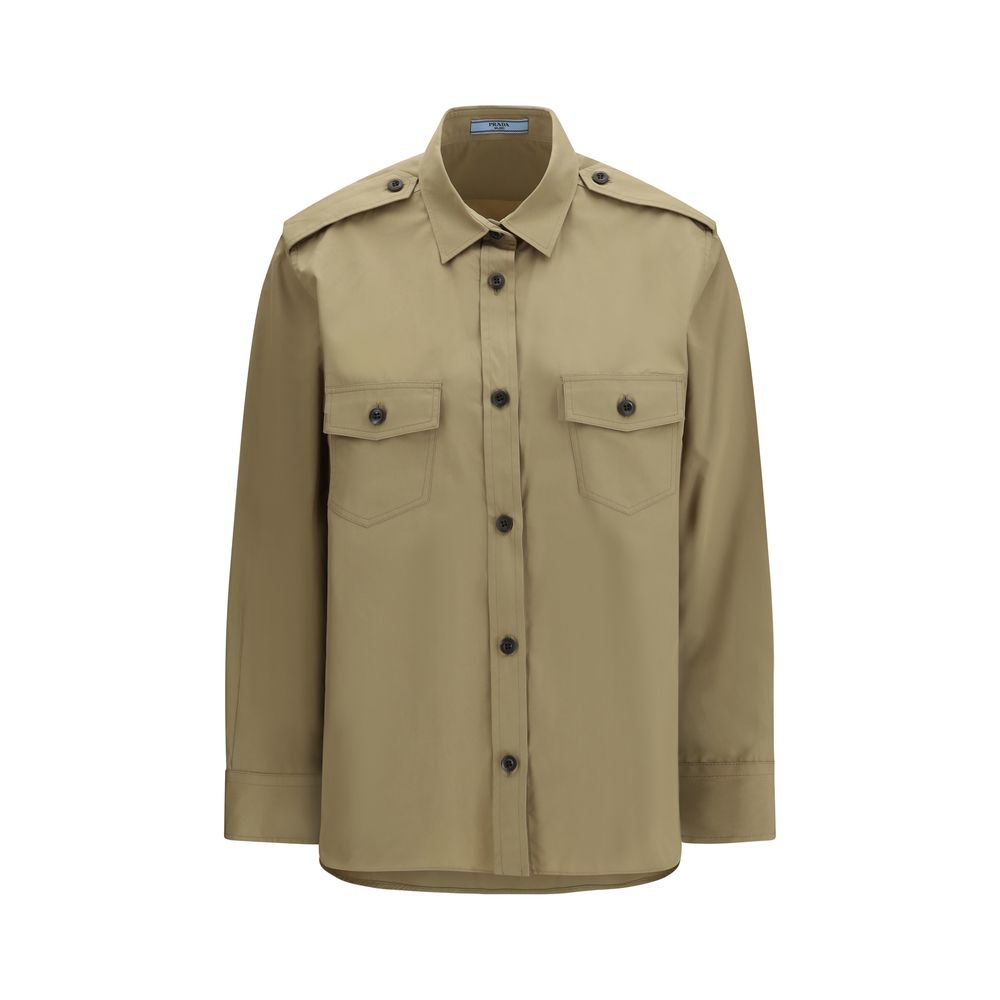 Beige Cotton Shirt