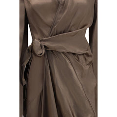 Brown Copper Casual Dress
