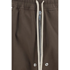 Brown Cotton Cargo Pants