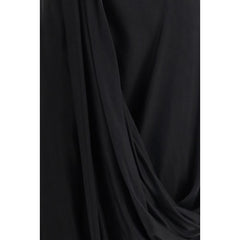 Black Copper Midi Skirt