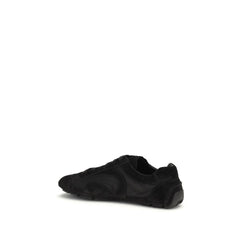 Black Calf Leather Bos Taurus Athletic Sneakers