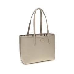 Beige Calf Leather Bos Taurus Shoulder Bag
