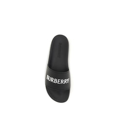 Black Rubber Slippers