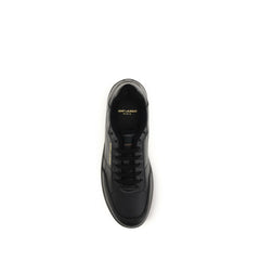 Black Calf Leather Bos Taurus Low Top Sneakers