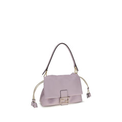 Purple Calf Leather Bos Taurus Shoulder Bag