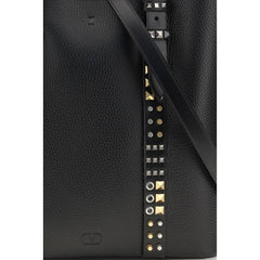 Black Calf Leather Bos Taurus Shoulder Bag