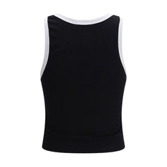 Black Cotton Tank Tops