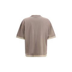 Brown Cotton T-Shirt