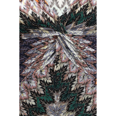 Multicolor Polyester Long Dress