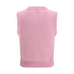 Multicolor Wool Sleeveles Sweater