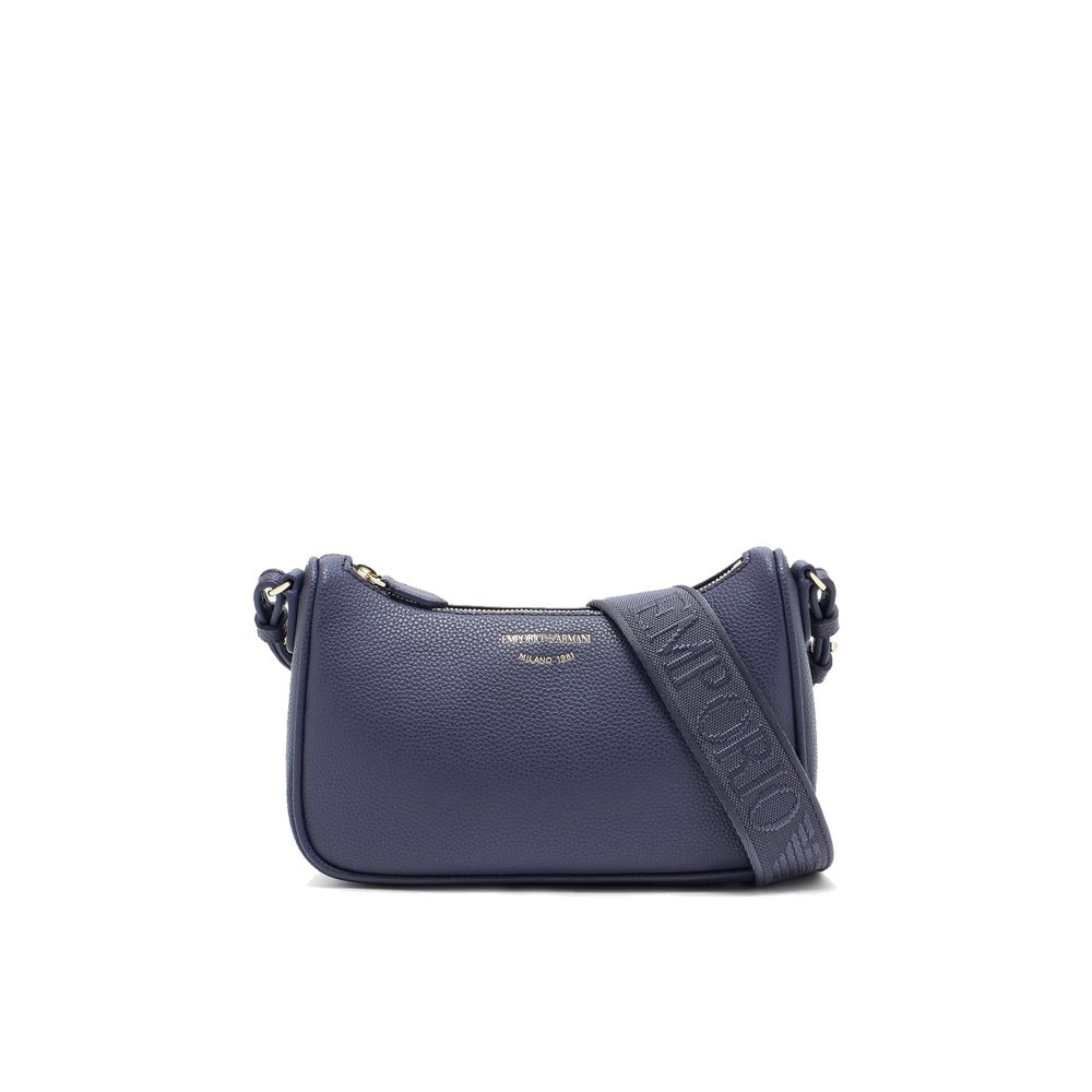 Blue Polyethylene Shoulder Bag