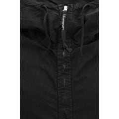 Black Polyester Shell Jacket