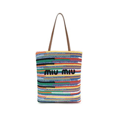 Multicolor Cotton Shoulder Bag