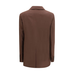 Brown Linen Blazer