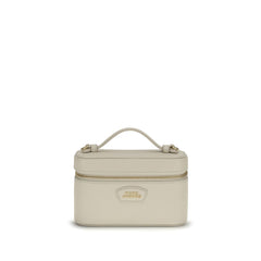 حقيبة يد من جلد العجل البيج Bos Taurus