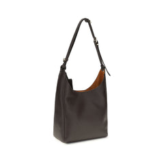 Brown Calf Leather Bos Taurus Backet Bag