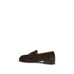 Brown Calf Leather Bos Taurus Slip-On Loafers