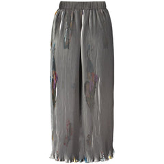 Black Polyester Women Skirt