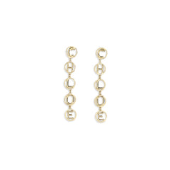 Gold Brass Earrings