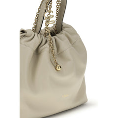 Beige Lamb Ovis Aries Aries Shoulder Bag