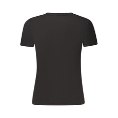 Black Cotton Women's T-Shirt
