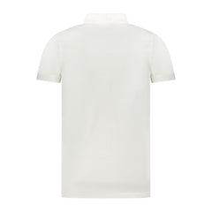 White Cotton Men's Polo Shirt