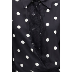 Black Silk Casual Dress