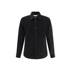 Black Cotton Dress Shirt