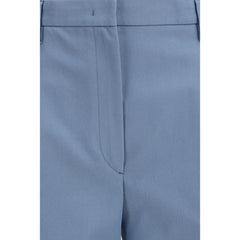 Blue Cotton Chino Pants