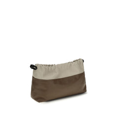 حقيبة كتف من جلد العجل البني Bos Taurus