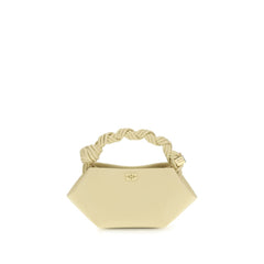 Bicolor Recycled Leather Shoulder Bag