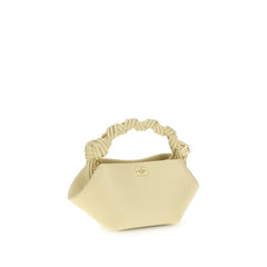 Bicolor Recycled Leather Shoulder Bag