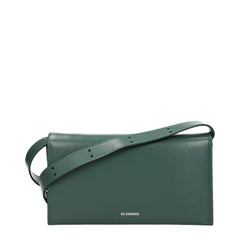 Green Leather Clutch Bag