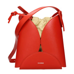 Red Leather Crossbody Bag