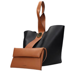 Black Leather Crossbody Bag