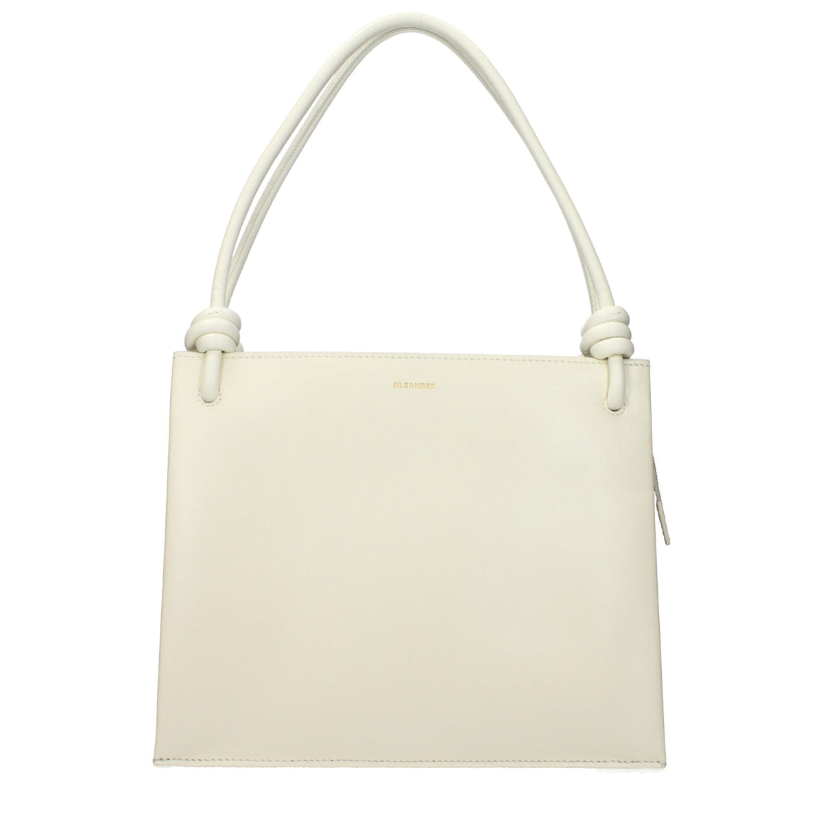 Beige Leather Handbag
