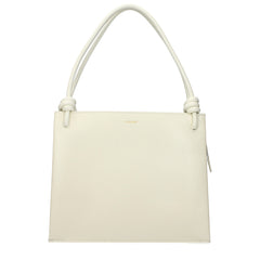 Beige Leather Handbag