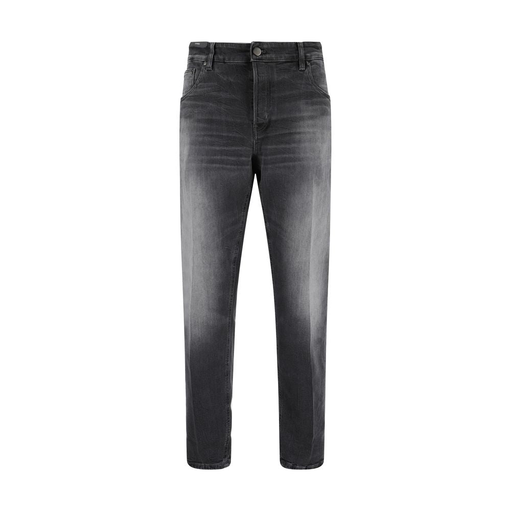 Black Cotton Jeans Denim