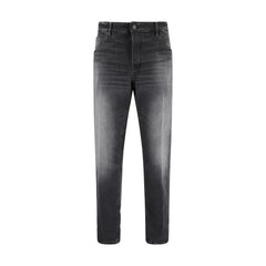 Black Cotton Jeans Denim