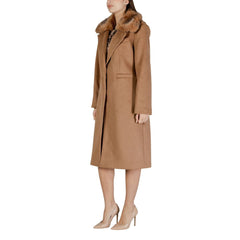 Beige Polyester Coat