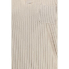 Beige Cotton Polo Shirt