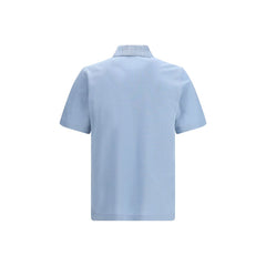 قميص بولو بولو قطن أزرق