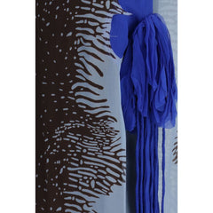 Multicolor Silk Cocktail Dress