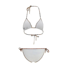 White Polyamide Bikini