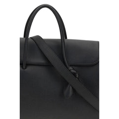 Black Calf Leather Bos Taurus Handbag