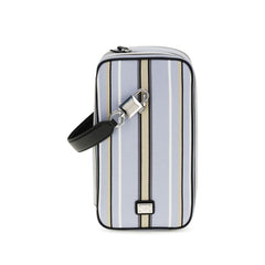 حقيبة يد قطنية زرقاء