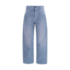 Blue Cotton Jeans Denim