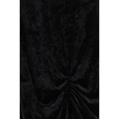 Black Viscose Long Skirt