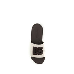 Beige Calf Leather Bos Taurus Sandals